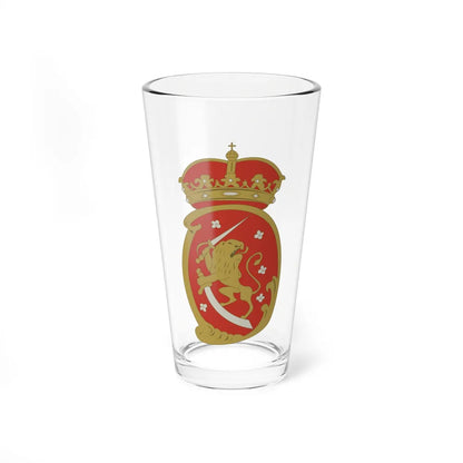 Coat of arms of Swedish Finland - Pint Glass 16oz-16oz-Go Mug Yourself