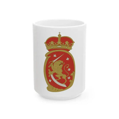 Coat of arms of Swedish Finland - White Coffee Mug 15oz - Go Mug Yourself
