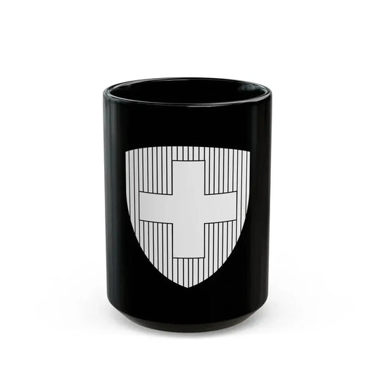 Coat of Arms of Switzerland 2 - Black Coffee Mug 15oz - Go Mug Yourself