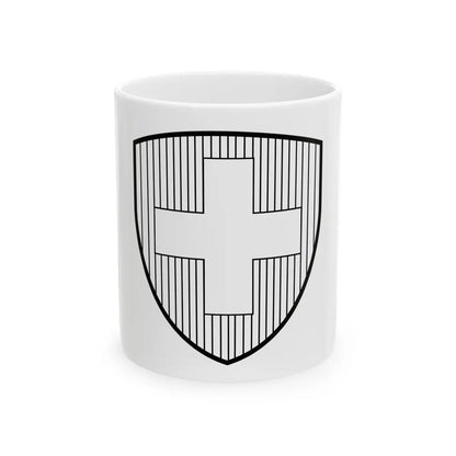 Coat of Arms of Switzerland 2 - White Coffee Mug-11oz-Go Mug Yourself