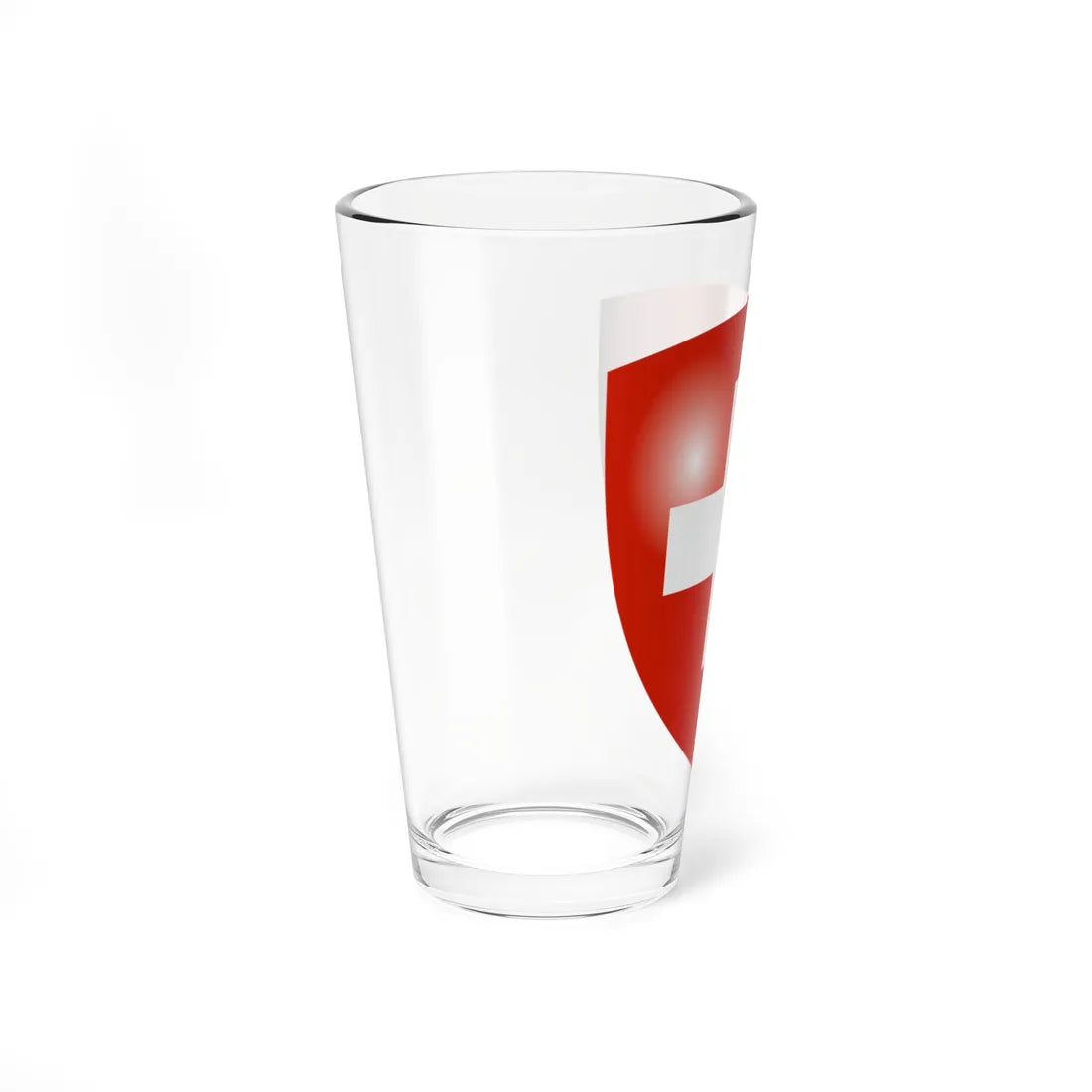 Coat of arms of Switzerland 3d (Switzerland) (Coat of Arms) Pint Glass 16oz - Go Mug Yourself