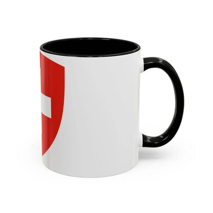 Coat of Arms of Switzerland - Accent Coffee Mug - Go Mug Yourself