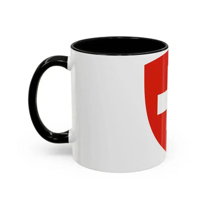 Coat of Arms of Switzerland - Accent Coffee Mug - Go Mug Yourself