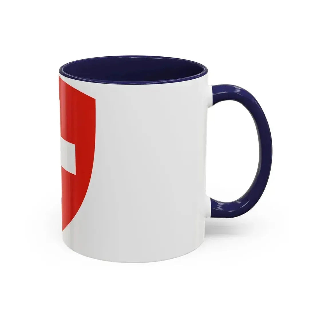 Coat of Arms of Switzerland - Accent Coffee Mug - Go Mug Yourself