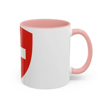 Coat of Arms of Switzerland - Accent Coffee Mug - Go Mug Yourself