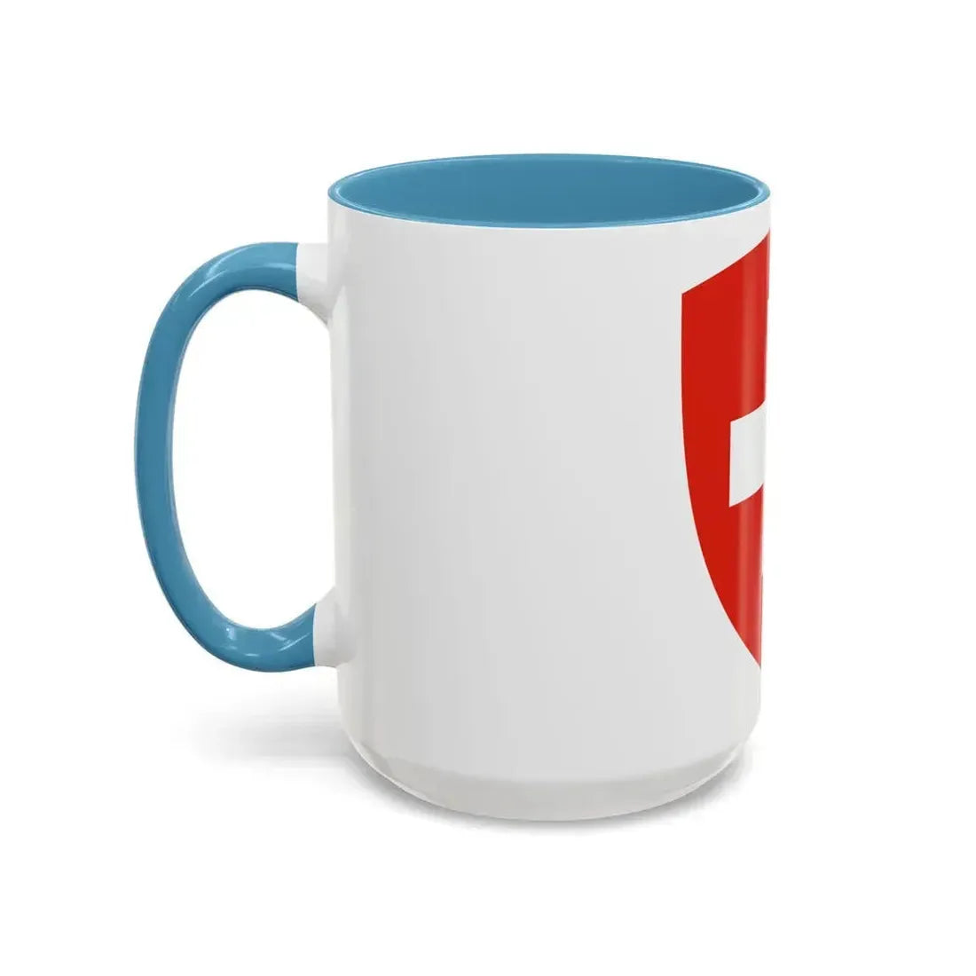 Coat of Arms of Switzerland - Accent Coffee Mug - Go Mug Yourself