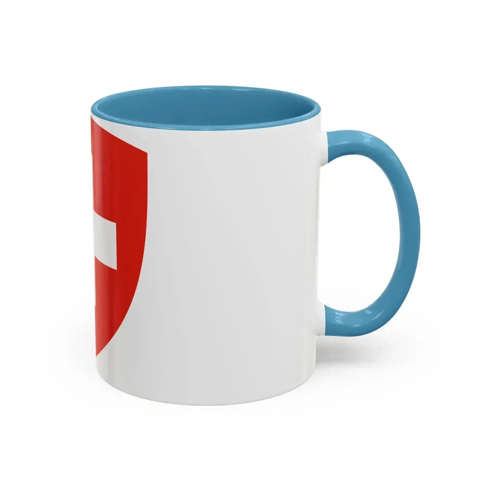 Coat of Arms of Switzerland - Accent Coffee Mug - Go Mug Yourself