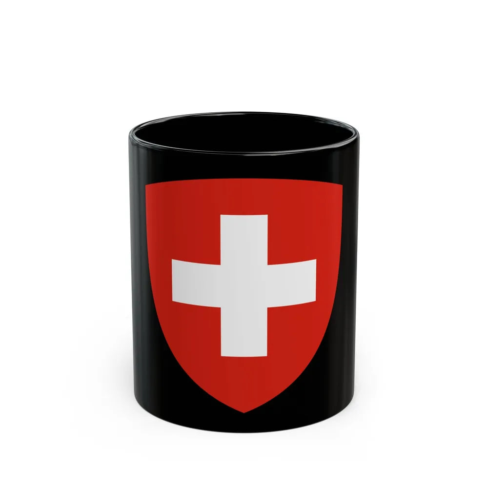 Coat of Arms of Switzerland - Black Coffee Mug-11oz-Go Mug Yourself