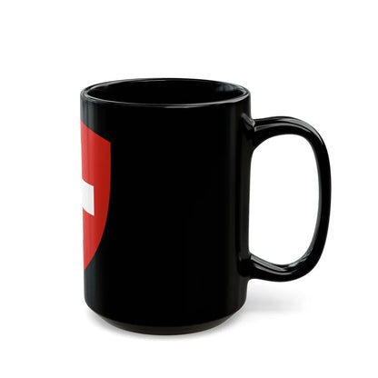 Coat of Arms of Switzerland - Black Coffee Mug-Go Mug Yourself