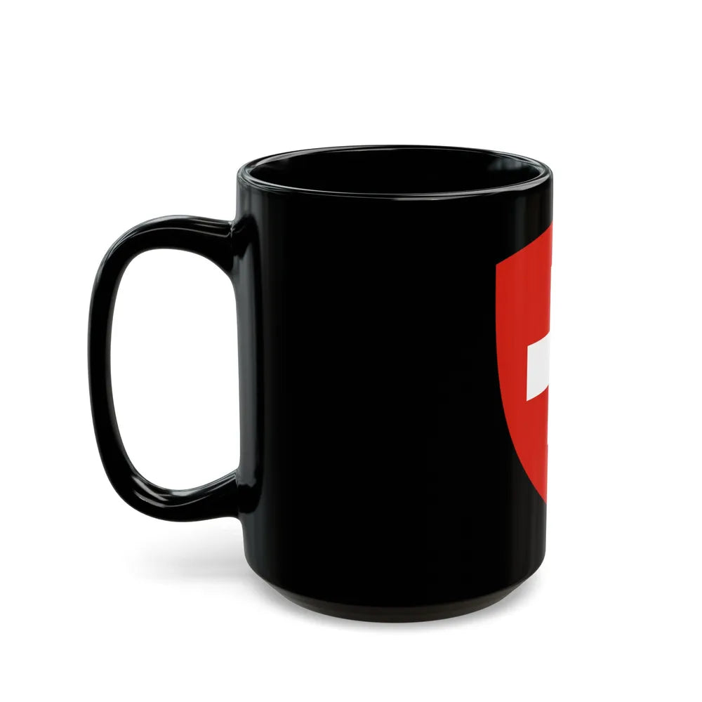 Coat of Arms of Switzerland - Black Coffee Mug-Go Mug Yourself