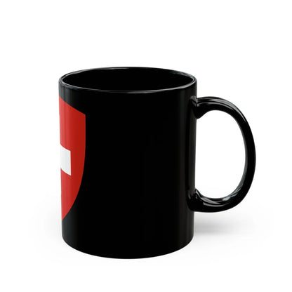 Coat of Arms of Switzerland - Black Coffee Mug-Go Mug Yourself