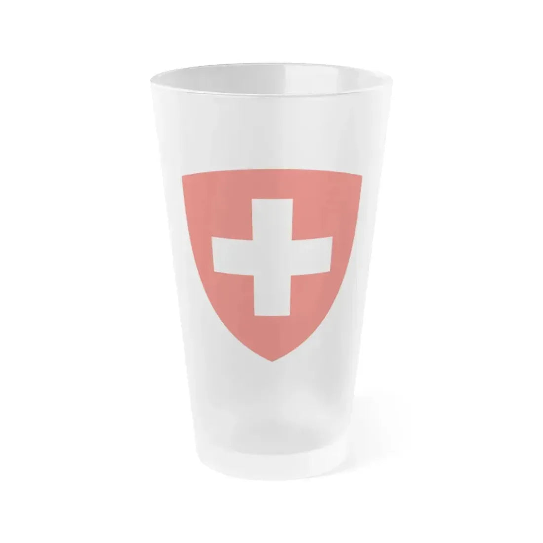 Coat of Arms of Switzerland - Frosted Pint Glass 16oz 16oz Frosted - Go Mug Yourself