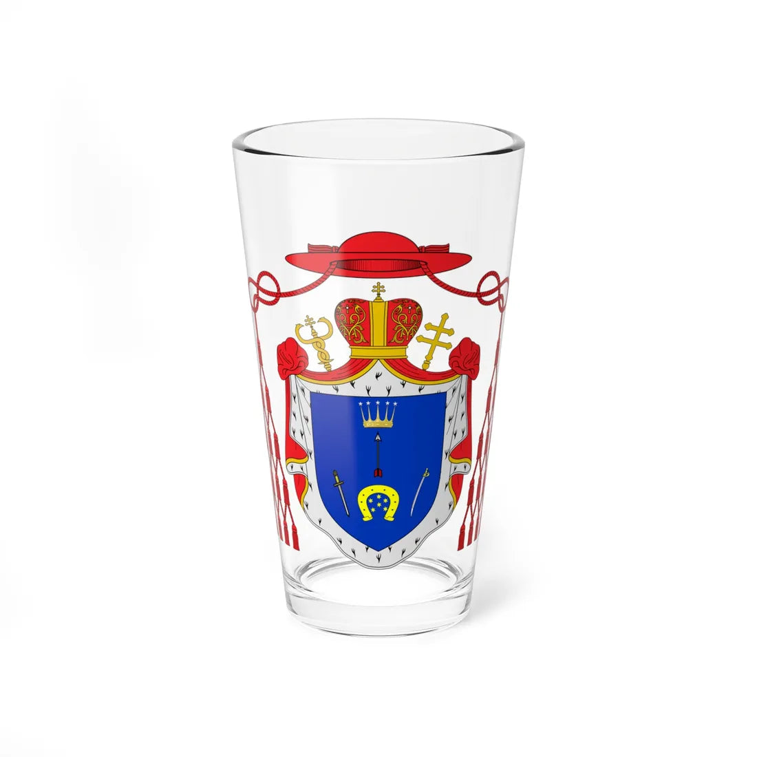 Coat of arms of Sylvester Sembratovych (Ukraine) (Coat of Arms) Pint Glass 16oz 16oz - Go Mug Yourself