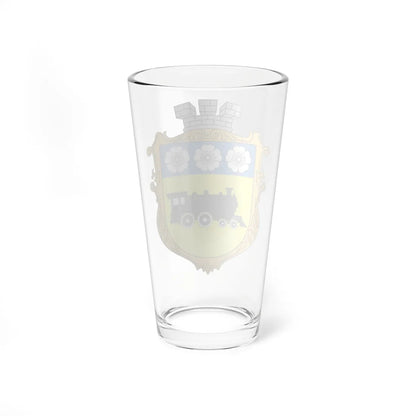 Coat of Arms of Synelnykove (Ukraine) (Coat of Arms) Pint Glass 16oz - Go Mug Yourself