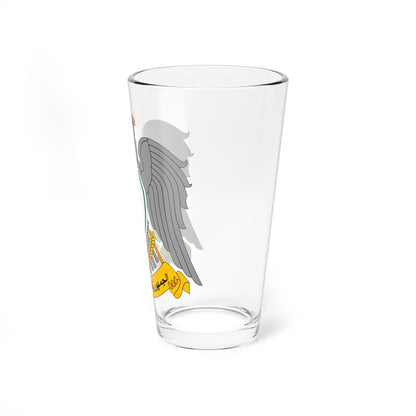 Coat of arms of Syria 1961-1963 (Syria) (Coat of Arms) Pint Glass 16oz - Go Mug Yourself