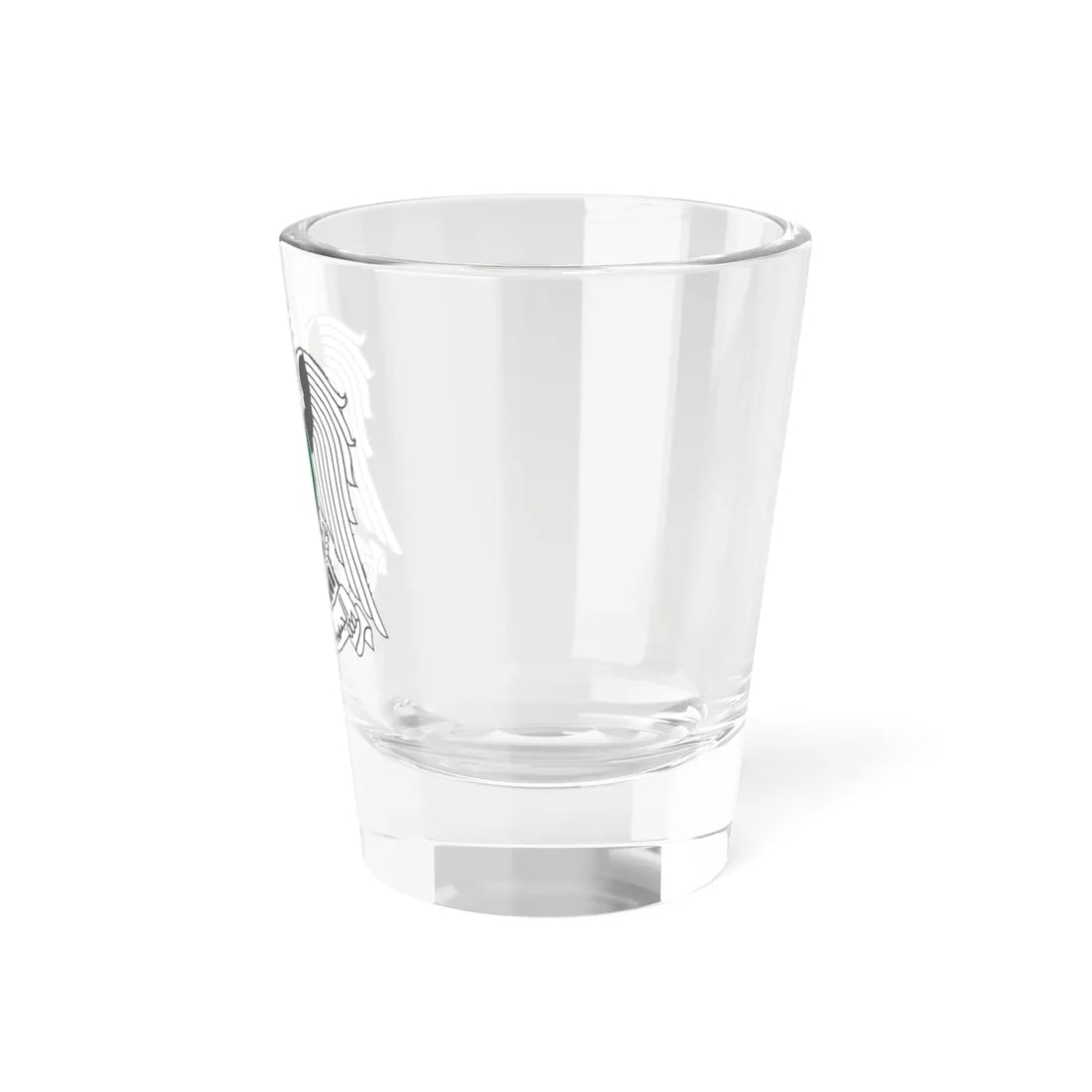 Coat of arms of Syria 2024present variation MOED (Syria) (Coat of Arms) Shot Glass 1.5oz - Go Mug Yourself