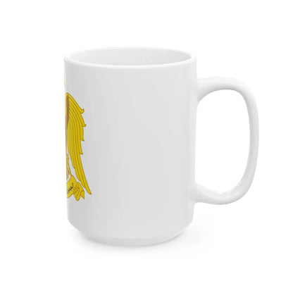 Coat of arms of Syria - White Coffee Mug-Go Mug Yourself