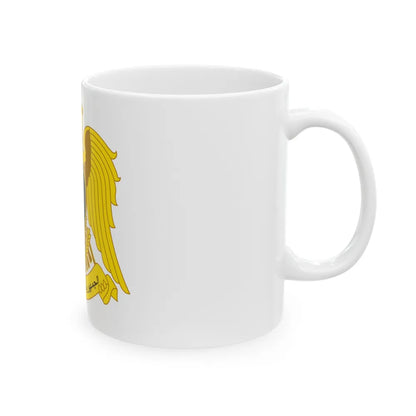 Coat of arms of Syria - White Coffee Mug-Go Mug Yourself