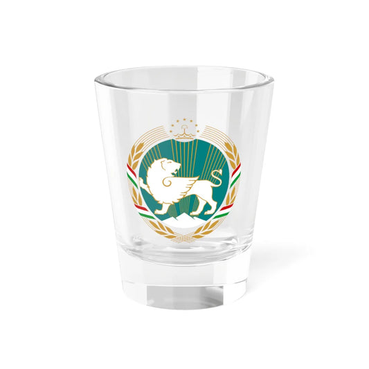 Coat of arms of Tajikistan 1992-1993 (Tajikistan) (Coat of Arms) Shot Glass 1.5oz 1.5oz - Go Mug Yourself