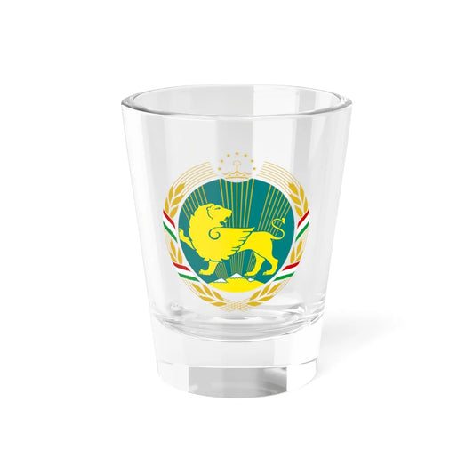 Coat of arms of Tajikistan 1992-1993 var (Tajikistan) (Coat of Arms) Shot Glass 1.5oz 1.5oz - Go Mug Yourself