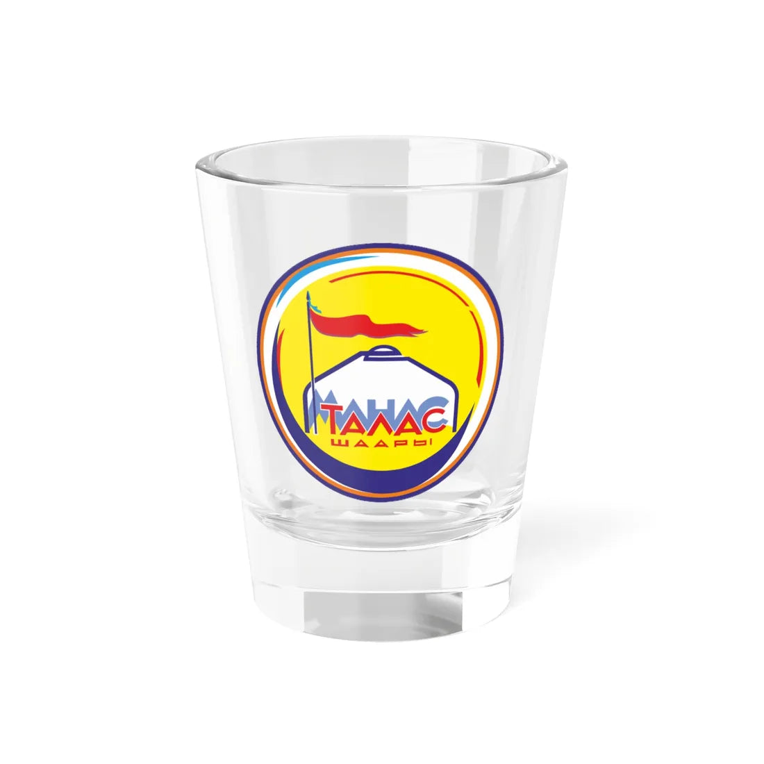 Coat of arms of Talas (Kyrgyzstan) (Coat of Arms) Shot Glass 1.5oz 1.5oz - Go Mug Yourself