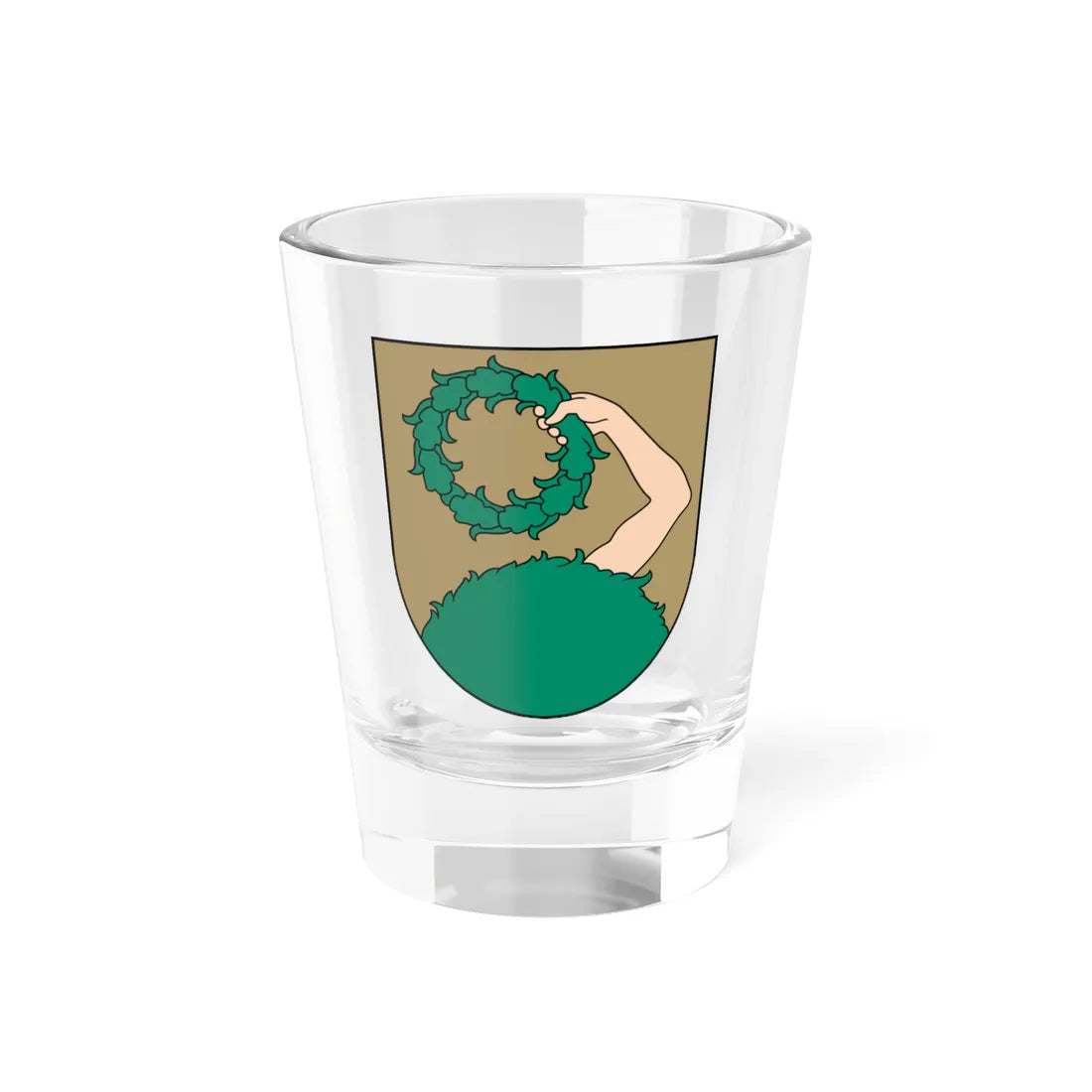 Coat of Arms of Talsi (Latvia) (Coat of Arms) Shot Glass 1.5oz 1.5oz - Go Mug Yourself