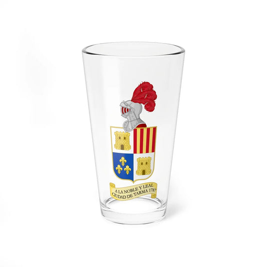 Coat of Arms of Tarma (Peru) (Coat of Arms) Pint Glass 16oz 16oz - Go Mug Yourself