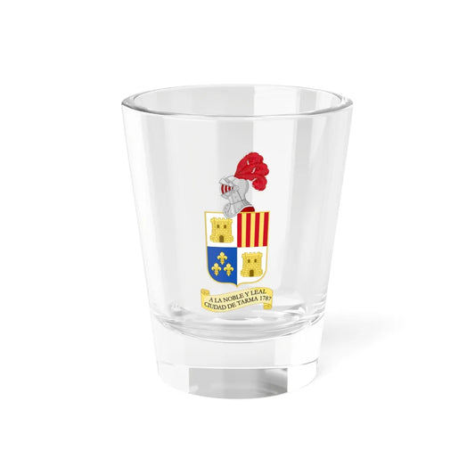 Coat of Arms of Tarma (Peru) (Coat of Arms) Shot Glass 1.5oz 1.5oz - Go Mug Yourself