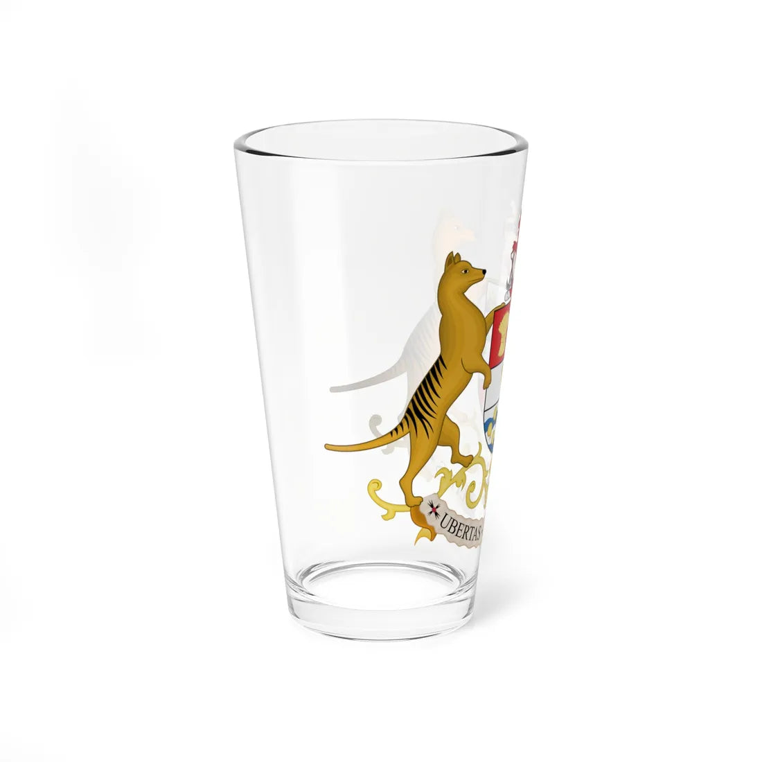 Coat of arms of Tasmania (Australia) (Coat of Arms) Pint Glass 16oz - Go Mug Yourself