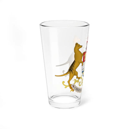Coat of arms of Tasmania (Australia) (Coat of Arms) Pint Glass 16oz - Go Mug Yourself