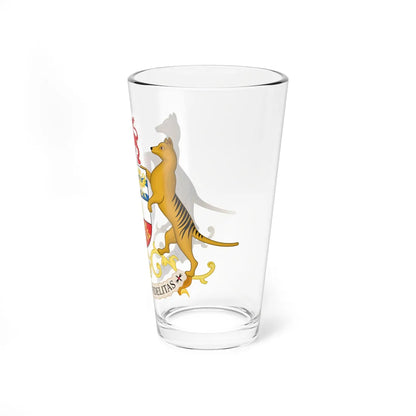 Coat of arms of Tasmania (Australia) (Coat of Arms) Pint Glass 16oz - Go Mug Yourself