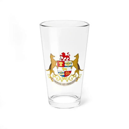 Coat of arms of Tasmania - Pint Glass 16oz 16oz - Go Mug Yourself