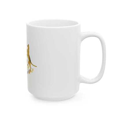 Coat of arms of Tasmania - White Coffee Mug-Go Mug Yourself