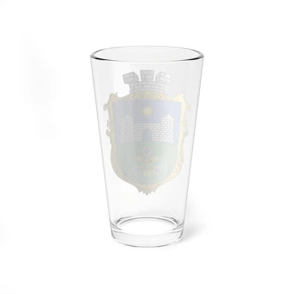 Coat of Arms of Tatarbunary (Ukraine) (Coat of Arms) Pint Glass 16oz - Go Mug Yourself