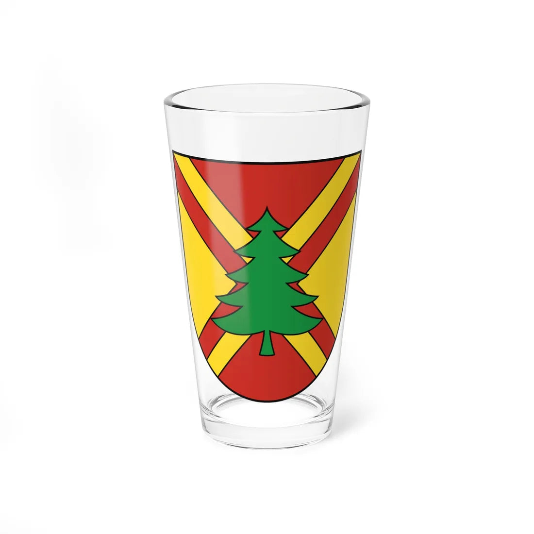 Coat of Arms of Tatranská Štrba (Slovakia) (Coat of Arms) Pint Glass 16oz 16oz - Go Mug Yourself