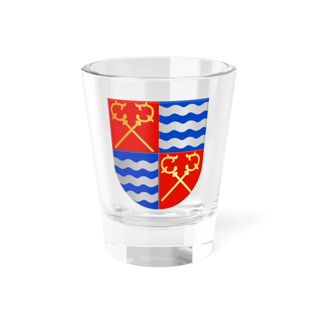 Coat of Arms of Te Boer 1912 (Netherlands) (Coat of Arms) Shot Glass 1.5oz 1.5oz - Go Mug Yourself