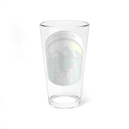 Coat of arms of Tearce Municipality (North Macedonia) (Coat of Arms) Pint Glass 16oz - Go Mug Yourself