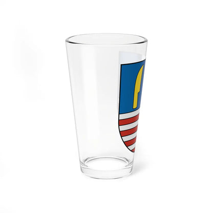 Coat of Arms of Tekovský Hrádok (Slovakia) (Coat of Arms) Pint Glass 16oz - Go Mug Yourself