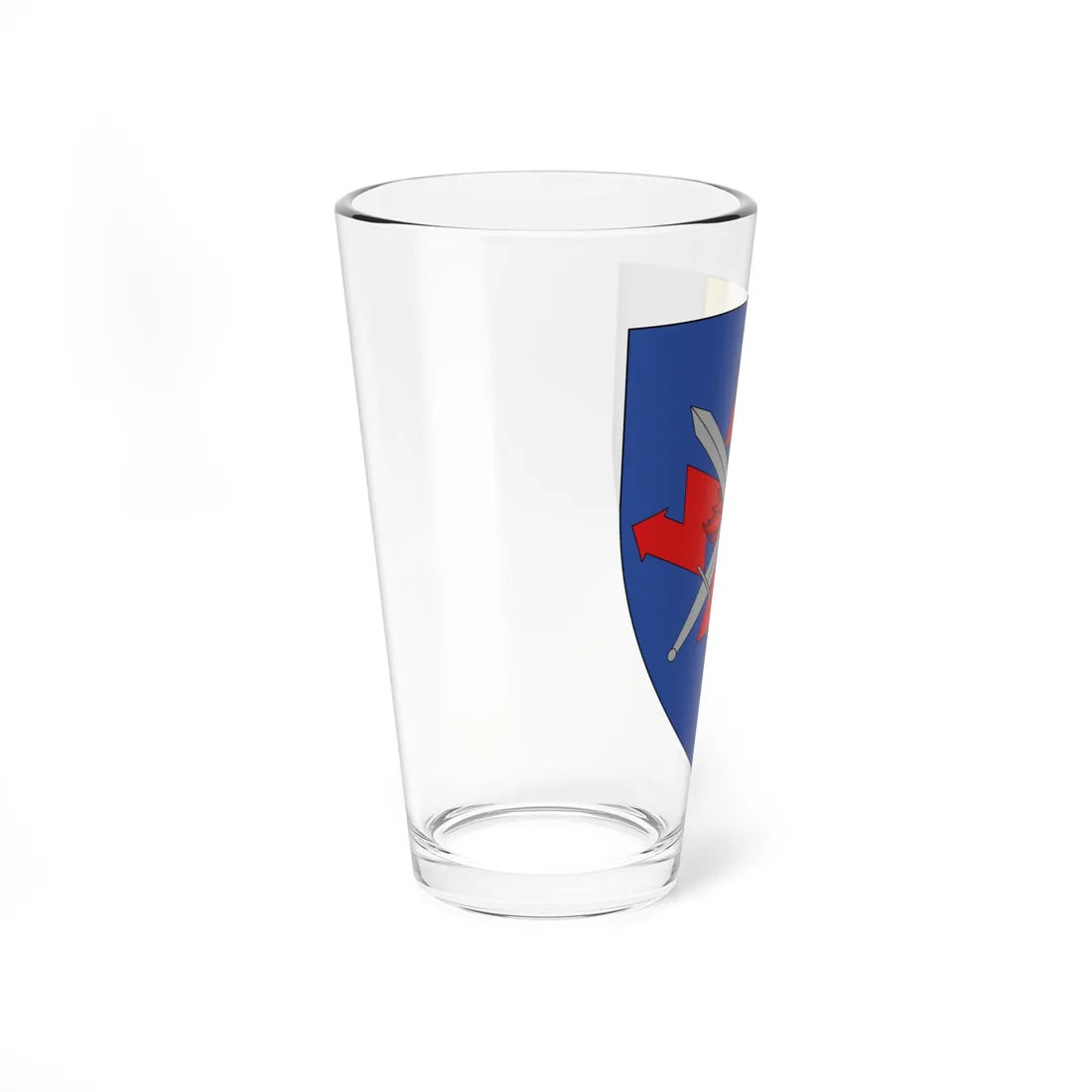 Coat of arms of Telegrafregimentet (Denmark) (Coat of Arms) Pint Glass 16oz - Go Mug Yourself
