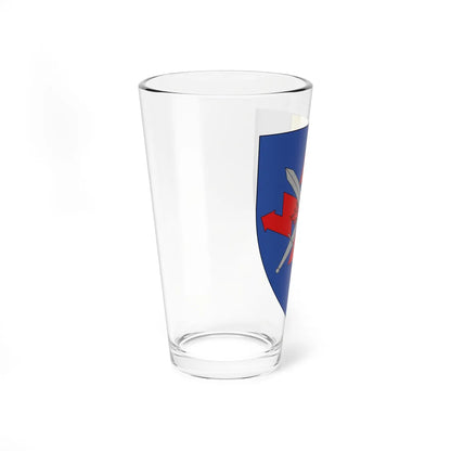 Coat of arms of Telegrafregimentet (Denmark) (Coat of Arms) Pint Glass 16oz - Go Mug Yourself