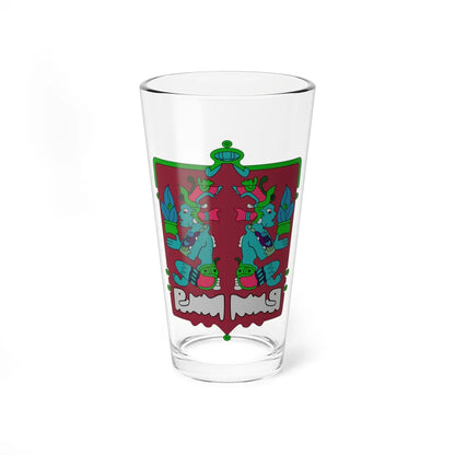 Coat of arms of Tenabo (Mexico) (Coat of Arms) Pint Glass 16oz 16oz - Go Mug Yourself