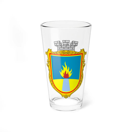 Coat of Arms of Teplodar (Ukraine) (Coat of Arms) Pint Glass 16oz 16oz - Go Mug Yourself