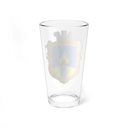 Coat of Arms of Teplodar (Ukraine) (Coat of Arms) Pint Glass 16oz - Go Mug Yourself