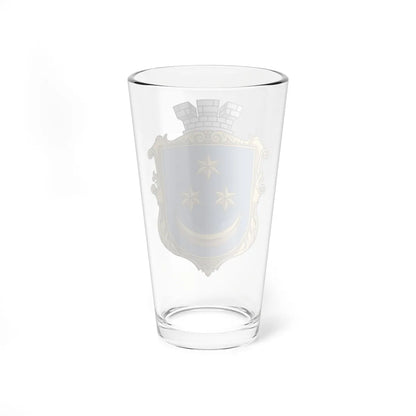 Coat of Arms of Terebovlia (Ukraine) (Coat of Arms) Pint Glass 16oz - Go Mug Yourself