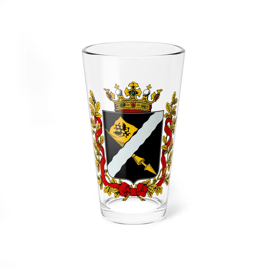 Coat of arms of Terek Oblast 1873 (Russia) (Coat of Arms) Pint Glass 16oz 16oz - Go Mug Yourself
