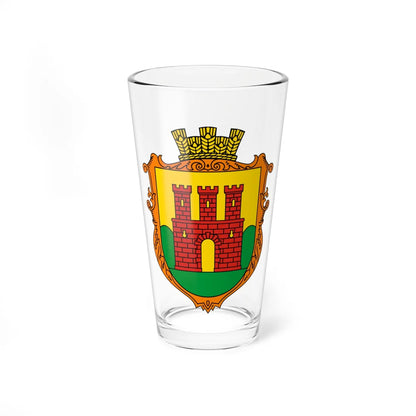 Coat of Arms of Ternava (Ukraine) (Coat of Arms) Pint Glass 16oz 16oz - Go Mug Yourself
