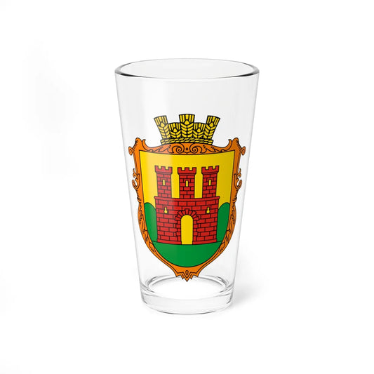 Coat of Arms of Ternava (Ukraine) (Coat of Arms) Pint Glass 16oz 16oz - Go Mug Yourself