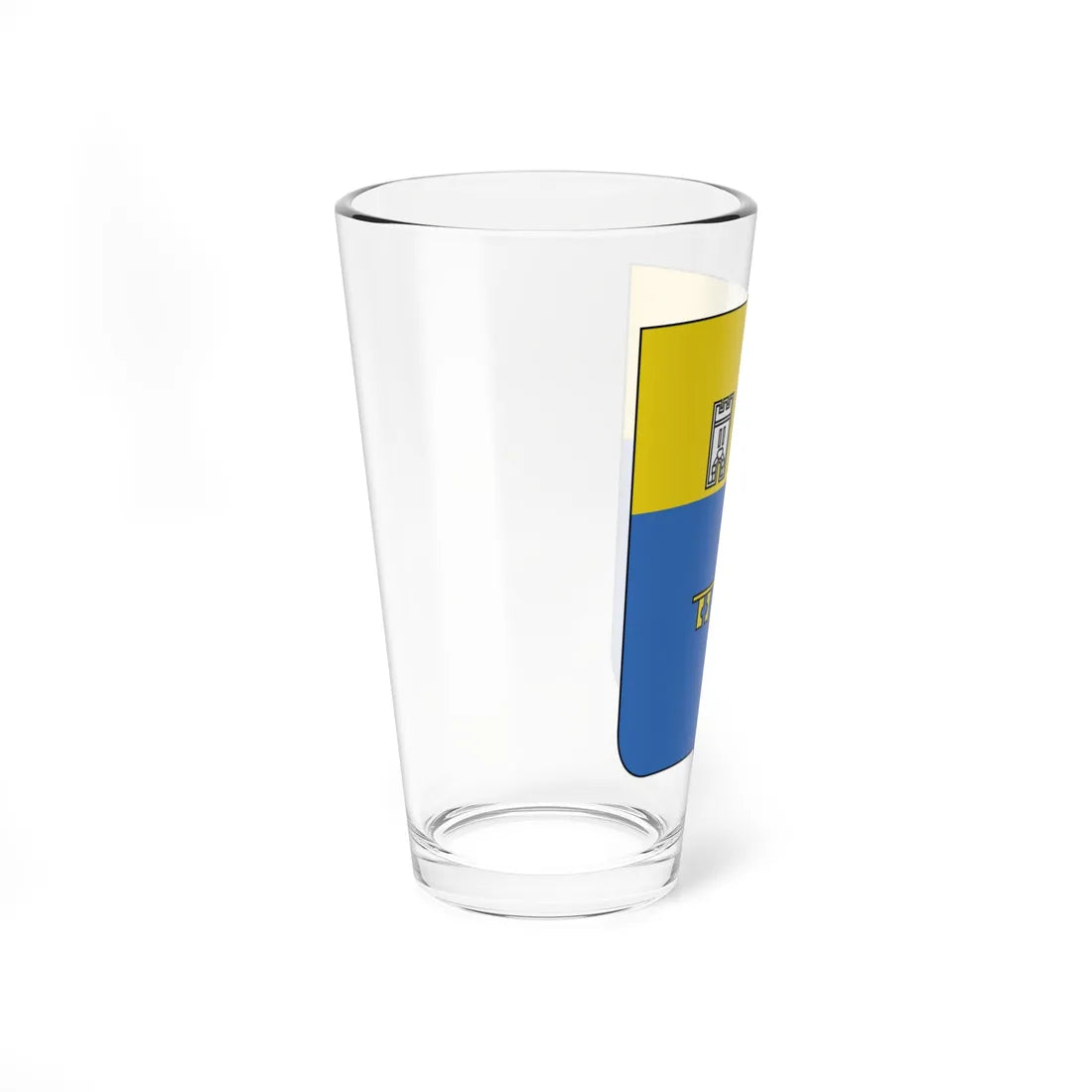 Coat of Arms of Ternopil Oblast 2001-2003 (Ukraine) (Coat of Arms) Pint Glass 16oz - Go Mug Yourself