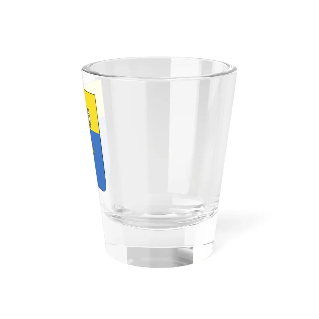 Coat of Arms of Ternopil Oblast 2001-2003 (Ukraine) (Coat of Arms) Shot Glass 1.5oz - Go Mug Yourself