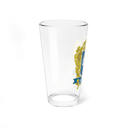 Coat of arms of Ternopil (Ukraine) (Coat of Arms) Pint Glass 16oz - Go Mug Yourself